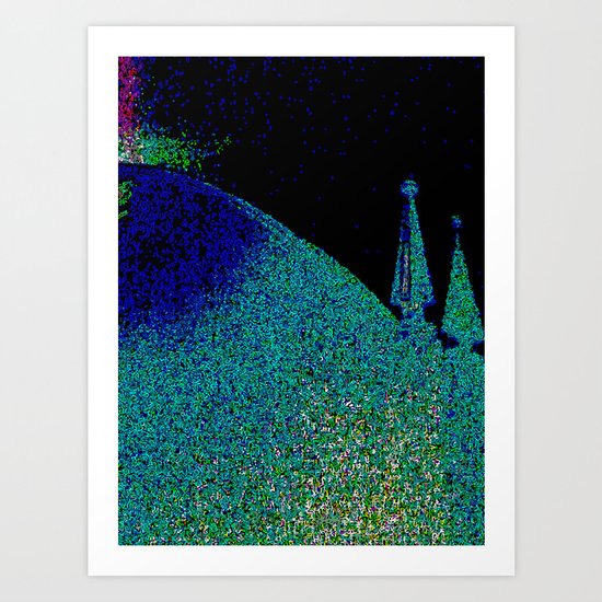 Cadeira da sala de jantar Art Print