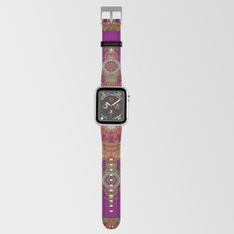Pink Sunrise African Ankara Apple Watch Band