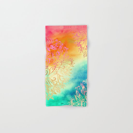 Watercolor Wonderland Hand & Bath Towel