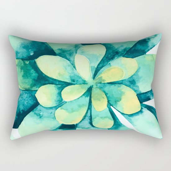 tropical flower Rectangular Pillow