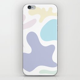 7  Abstract Shapes Pastel Background 220729 Valourine Design iPhone Skin