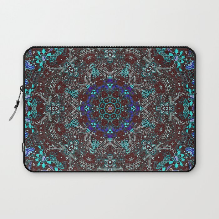 Antique Moroccan Night Flowers Laptop Sleeve