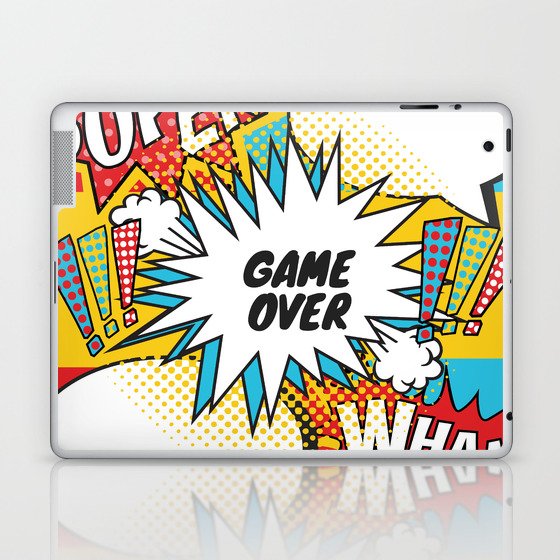 Game over wham Laptop & iPad Skin