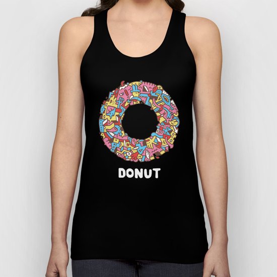 Donut Unisex Tank Top