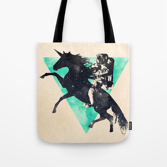 Ride the universe Tote Bag