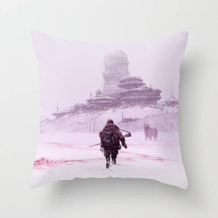 Old observatory Throw Pillow