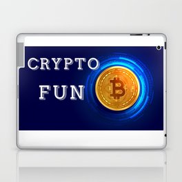 Crypto fun currency  Laptop Skin