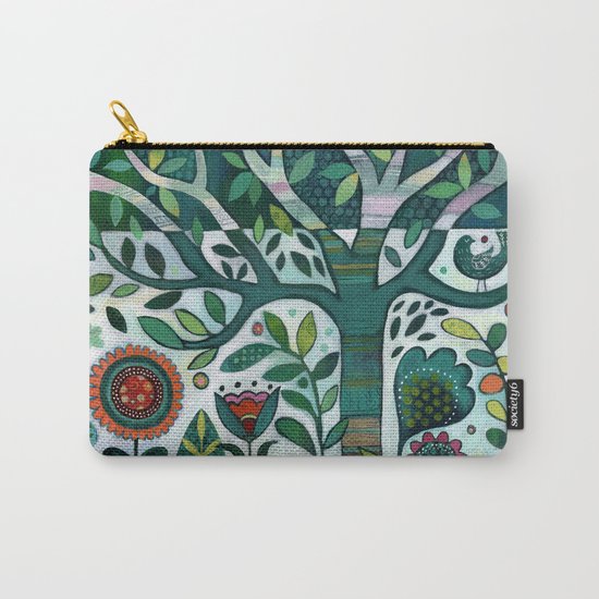 Leafy Garden Carry-All Pouch