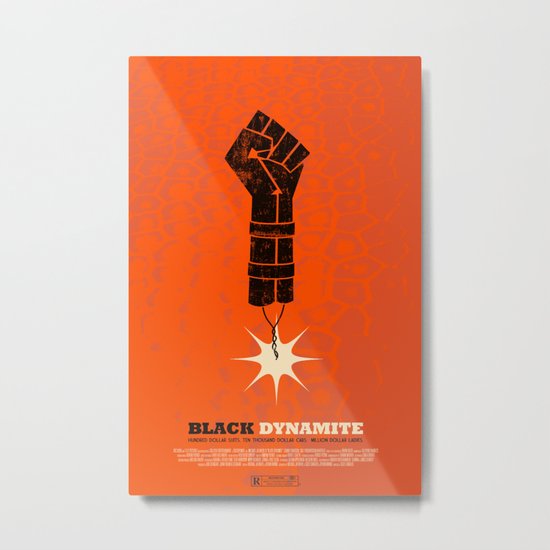 black dynamite. Metal Print
