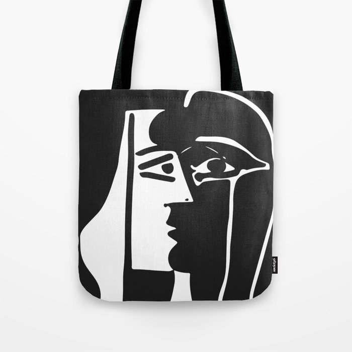 Picasso - Kiss 1979 Artwork Reproduction Tote Bag
