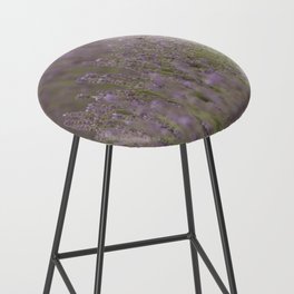 Bee In The Middle With Me Lavender Landscape Photograph Bar Stool