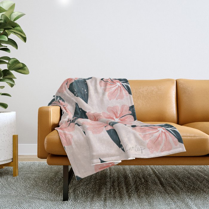 Blush throw sales for sofa