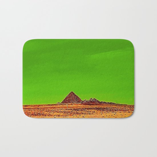 Orange Pyramid in Nevada? Bath Mat