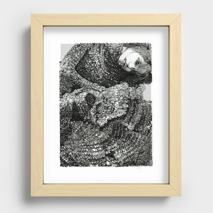 Structure Dress Recessed Framed Print