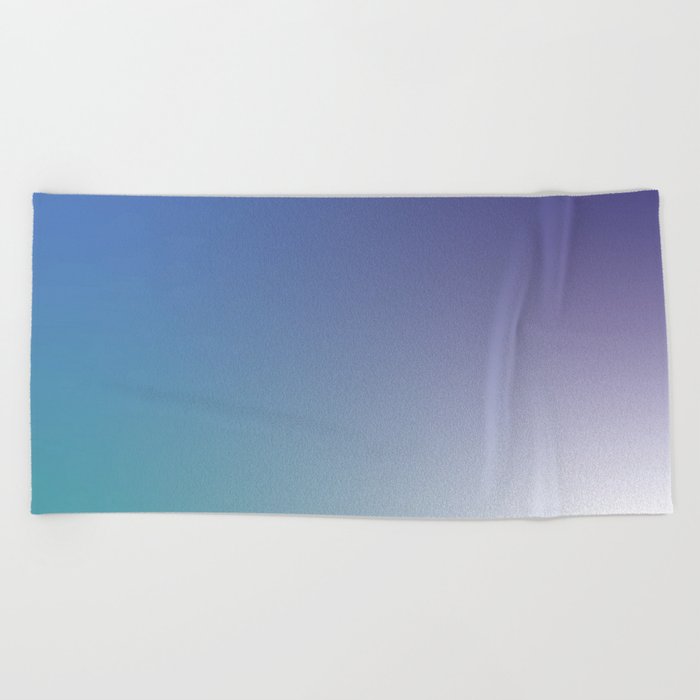 Blue and purple fluid gradient Beach Towel