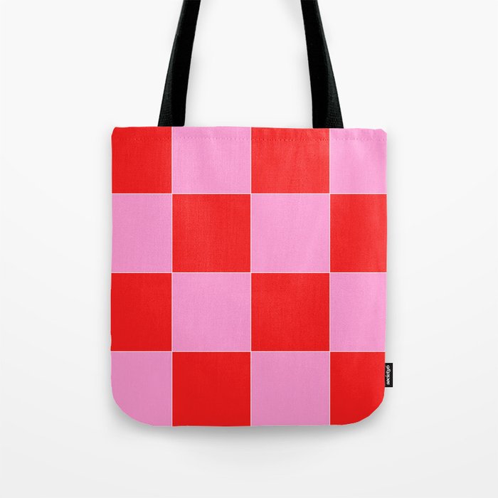 Star word with red patterned star shape background Tote Bag by