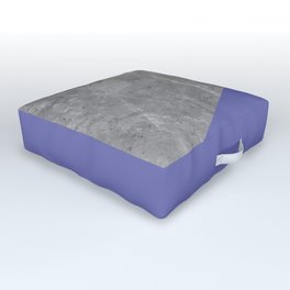 Very Peri 2022 Color Of The Year Violet Blue Periwinkle Concrete Outdoor Floor Cushion