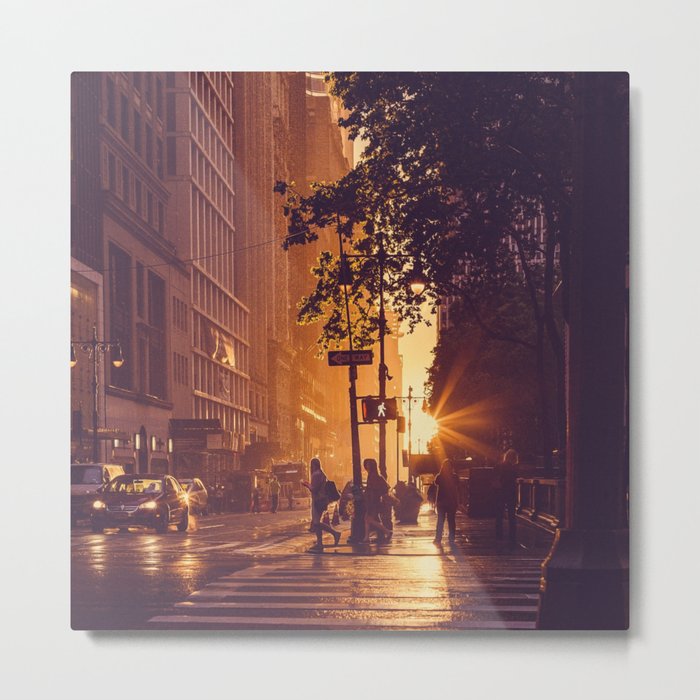 Sunshine on a Rainy Day - Manhattan - New York - Travel photography Metal Print