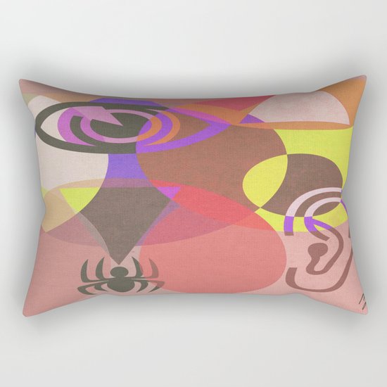 Wisdom and Fear Rectangular Pillow