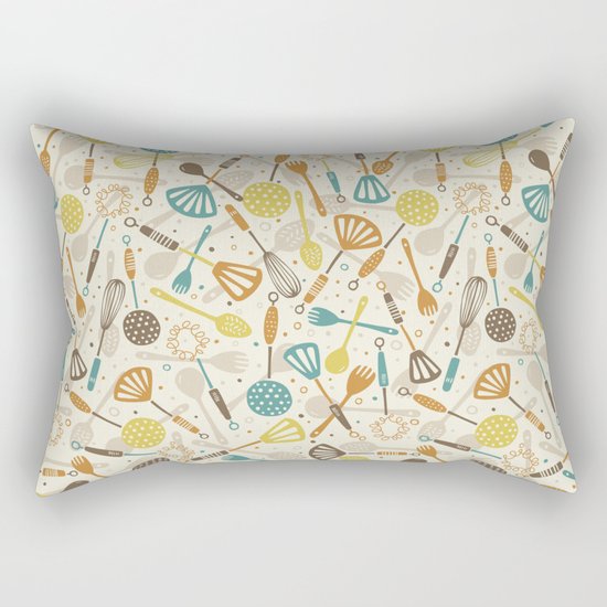 Kitchen Utensils Rectangular Pillow