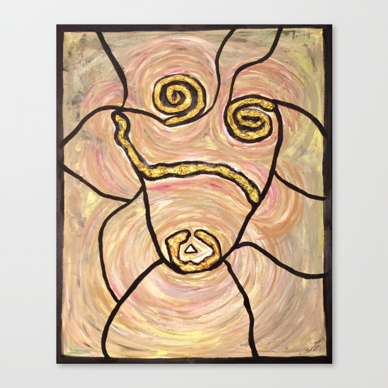 Flowing Rythm 3d Abstract Art By Ancientz Artz Canvas Print By