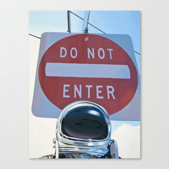 Do Not Enter Canvas Print