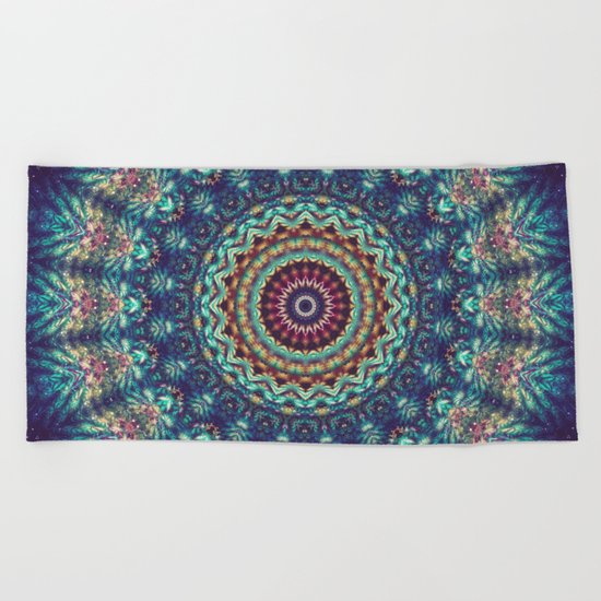 Gazing At The Mystery Beach Towel