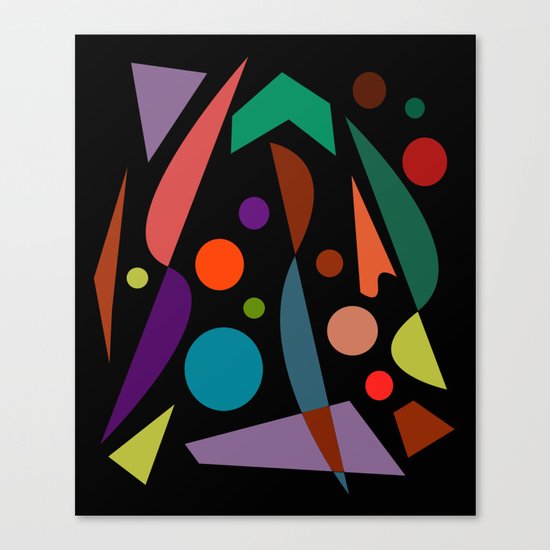 Abstract #306 String Trio Canvas Print