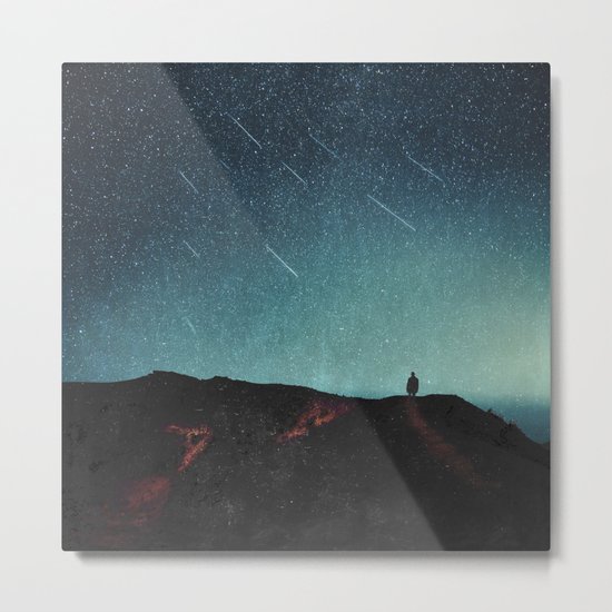 night of falling stars Metal Print