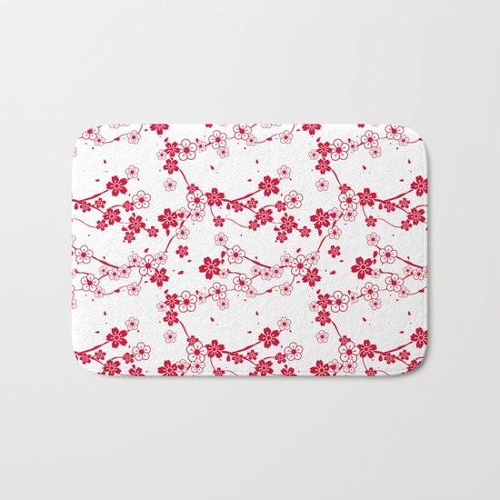Cherry Pattern Bath Mat