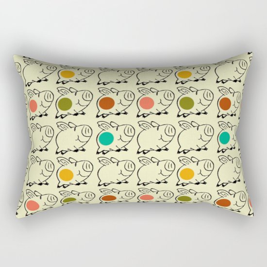 pigs Rectangular Pillow