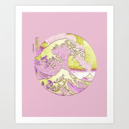 Great Wave Pink Art Print