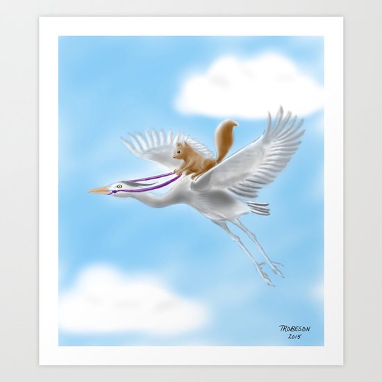 Seeking Adventure Art Print