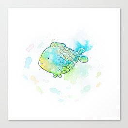 Blue fish Canvas Print