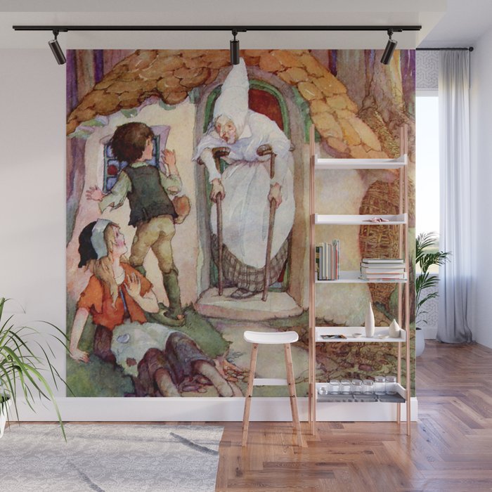 “Hansel and Gretel” by Anne Anderson Wall Mural