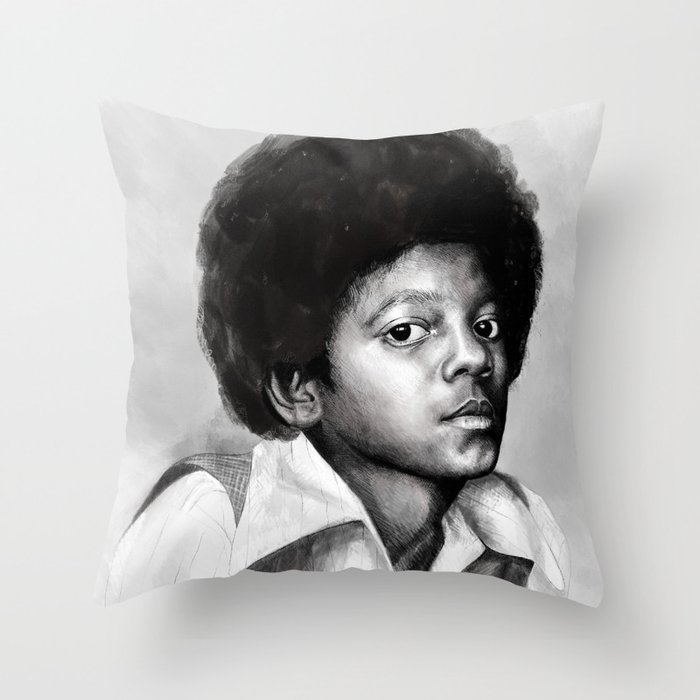 Young Michael Throw Pillow