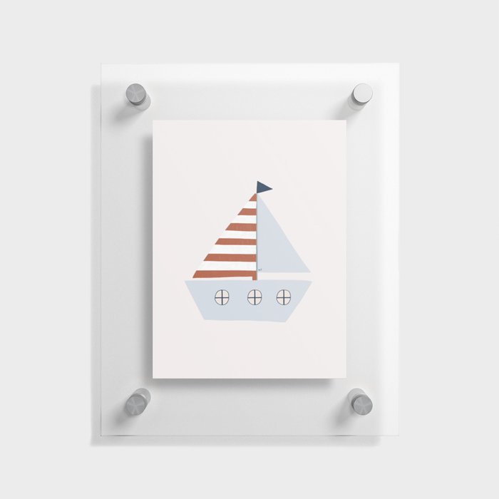 Sailing Boat Floating Acrylic Print
