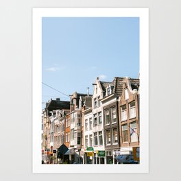 Summer in Amsterdam, Dutch cityscape || The Netherlands, travel photography Art Print