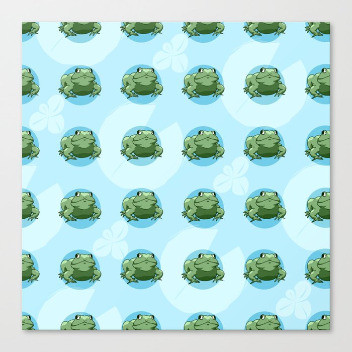 Chonk Frog Canvas Print