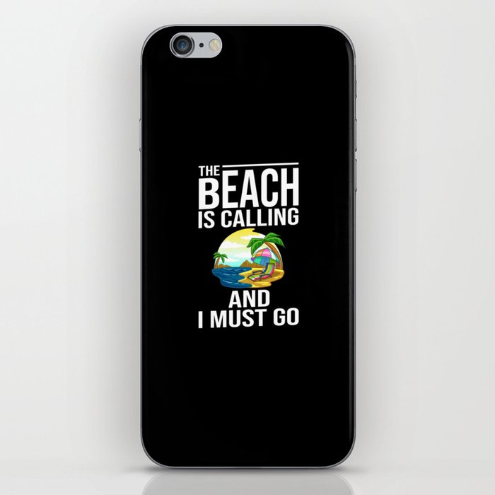 Retirement Beach Retired Summer Waves Party iPhone Skin