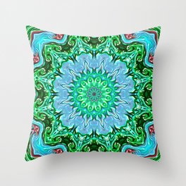 Star Flower of Symmetry 545 Throw Pillow