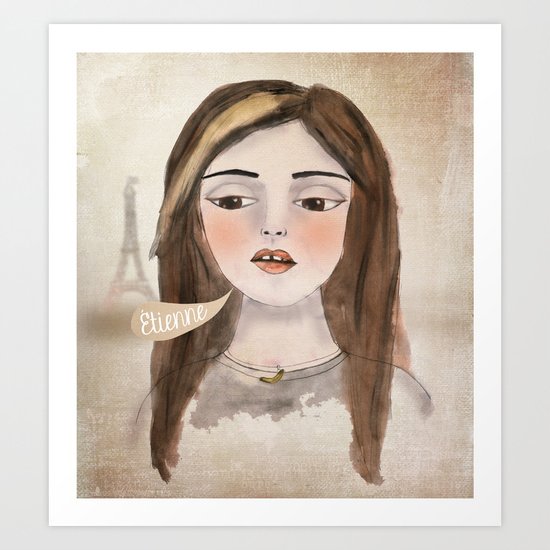 Anna Banana Art Print