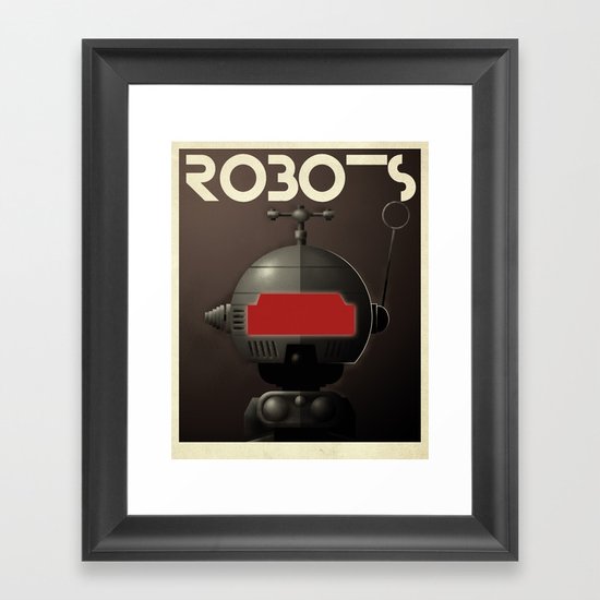 Robots - Tonto Framed Art Print