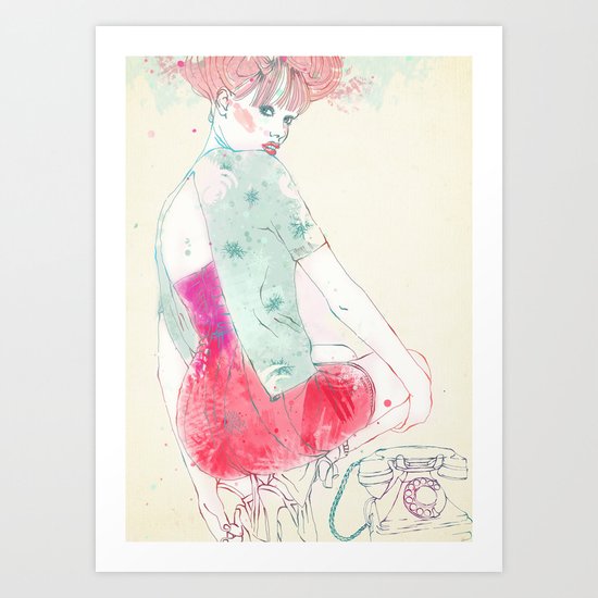 beautiful back Art Print
