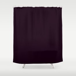 Simply Deep Eggplant Purple Shower Curtain