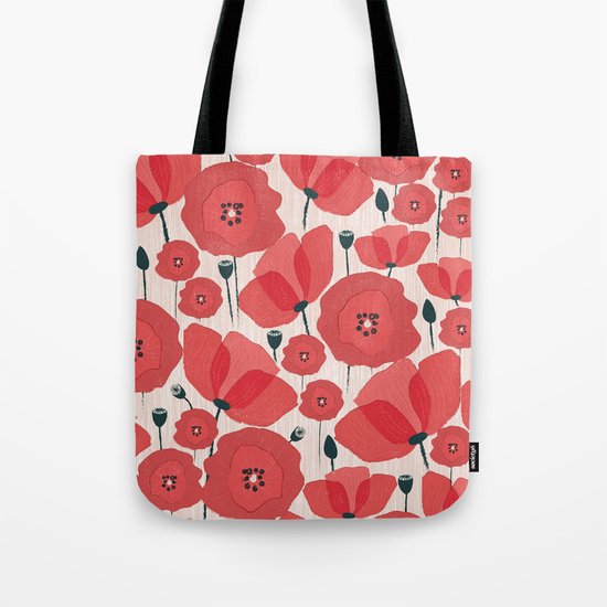 Poppies Tote Bag