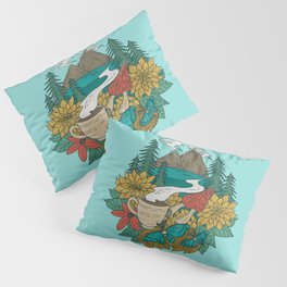 Pacific Northwest Coffee and Nature Pillow Sham