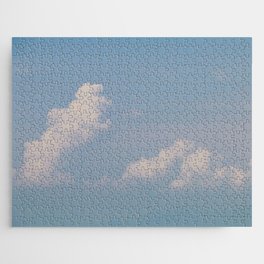blue sky and white clouds Jigsaw Puzzle