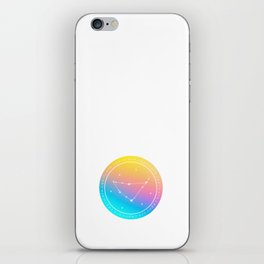 Capricorn Zodiac | Rainbow Circle iPhone Skin