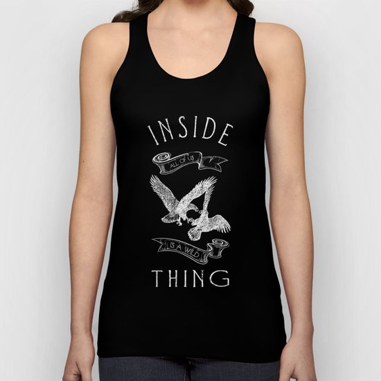INSIDE ALL OF US IS A WILD THING Unisex Tank Top